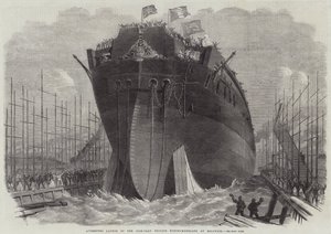Tentativa de lançamento da fragata Iron-Clad Northumberland no Millwall